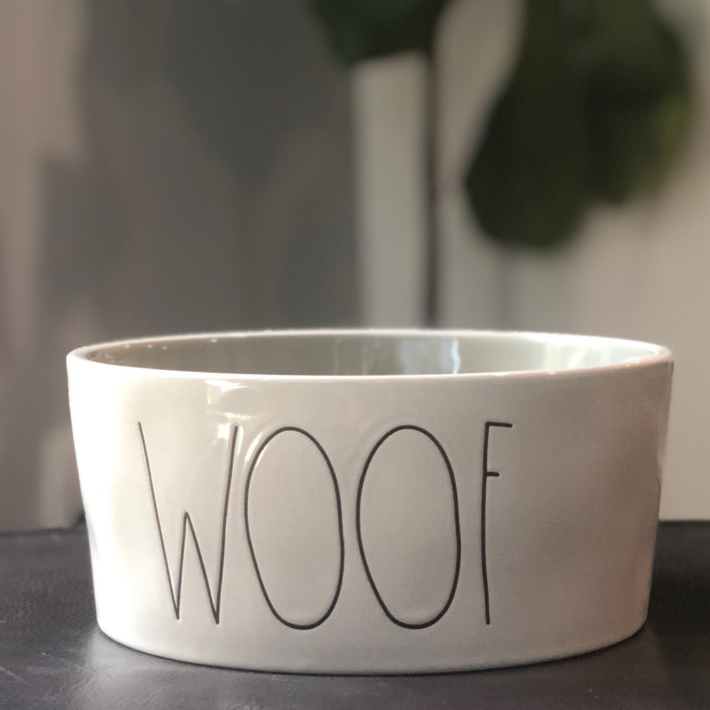Raw Dunn Large Dog Dish - WOOF